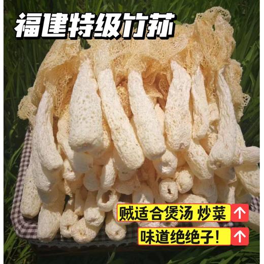 【黛西农场福建特级竹荪】滋补首选！炖汤滋味鲜美，脆香可口‼️ ✅甄选“中国食用菌之都”古田原产地长裙竹荪 ✅菌中皇后，自古就列为“草八珍”之一  商品图2