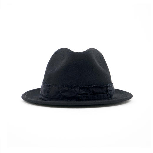 KUON Boro Fedora Hat 日本古布拼接礼帽 商品图2