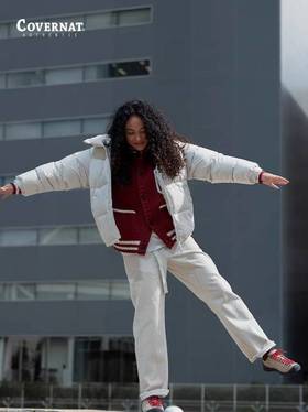 【春上新】【5折】6楼COVERNAT带帽短款羽绒服吊牌价1799折后价899