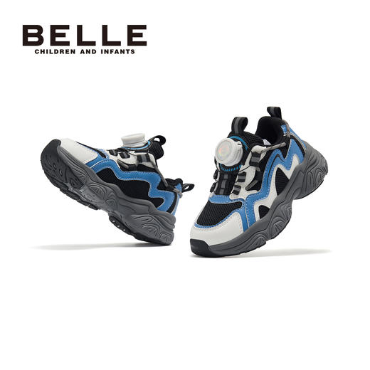 百丽儿童秋季新款网面老爹鞋BL5338舒适运动鞋 商品图6