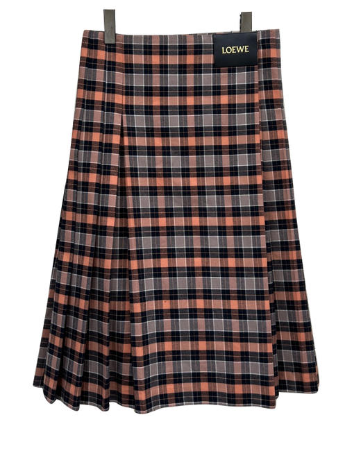 女款格纹搭片半身裙 可配套装014 商品图0