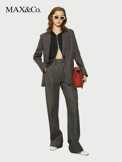 【开放日忙 秒杀价已调 直接拍】Max 双向拉链 针织 连帽开衫 商品图9