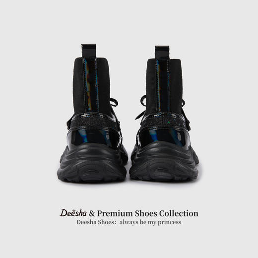 笛莎Deesha 女童童鞋2025冬季新款皮靴 商品图4