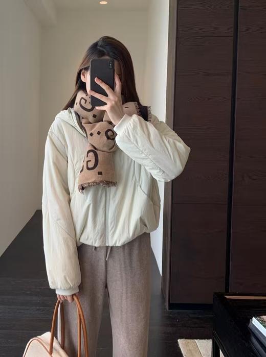 Lu*家同款W-R夹棉防风防水连帽外套 商品图4