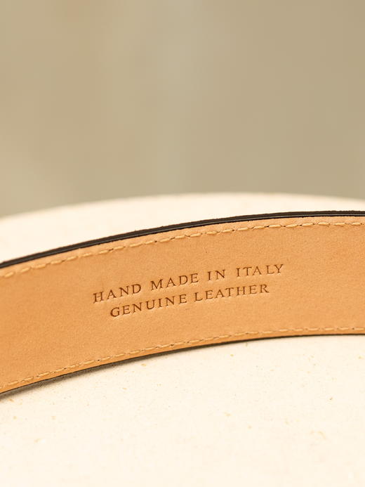 SIMONNOT GODAR 棕色鳄鱼皮腰带 商品图3