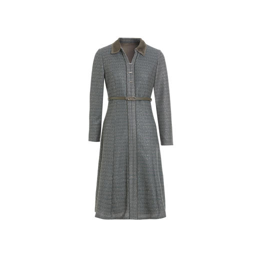 乔万尼浪漫优雅v领设计连衣裙EM4E518 商品图4