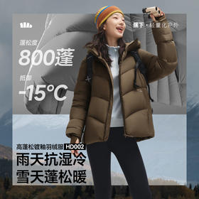 【25秋冬新品】蕉下女士高蓬松羽绒服（常规款、极暖）HD002