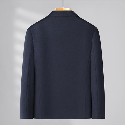 【100%绵羊毛】【DDS】大依优型大码男装冬季厚款羊毛呢外套翻领商务休闲夹克 商品图1