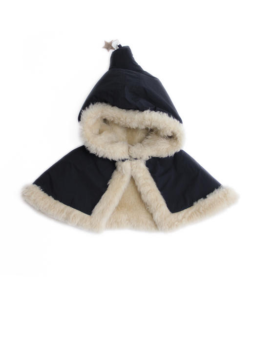 Kaiy Xiao 魔法系列 毛绒双面星星装饰魔法师斗篷 商品图5