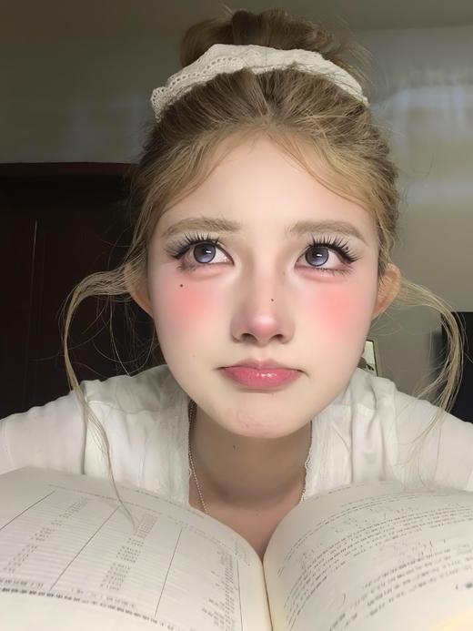 <中直径>PUFF GIRL-城堡巡游 蓝-14.2mm【半年抛/日抛十片装 0-800度 含525/575】 商品图1