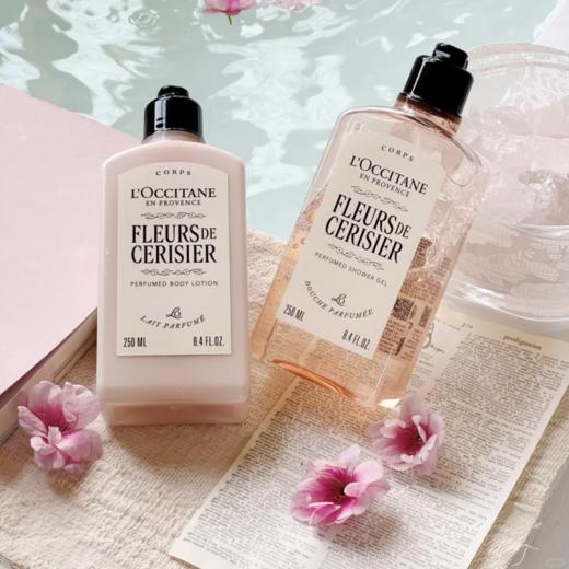 【年终限时大促】【保税仓直发·全球购】新版 L'OCCITANE / 欧舒丹樱花身体乳250ml 沐浴露250ml 甜蜜浪漫香体保湿 商品图4