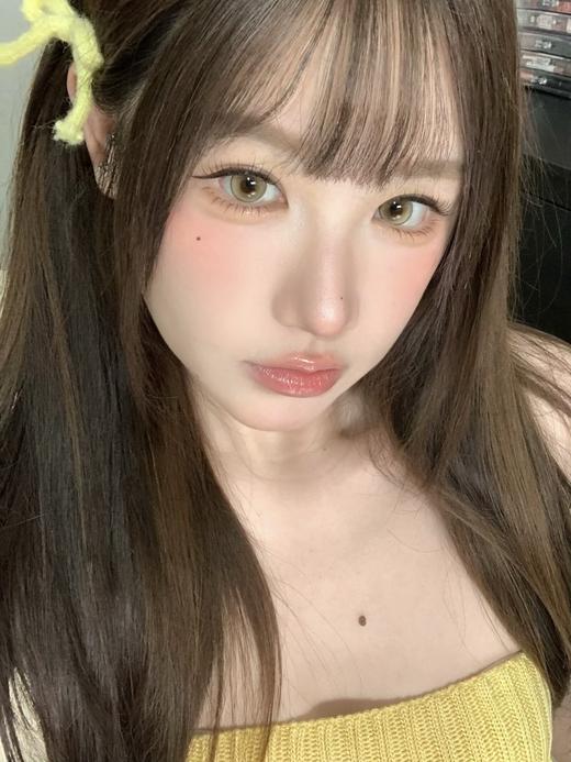 <大直径>PUFF GIRL-发财煎蛋 金-14.5mm【半年抛两片装 0-800度 含525/575】 商品图3