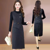 时尚优雅假两件连衣裙，韩版修身中长款女士裙子QYM-XYKL-SDB21 商品缩略图1