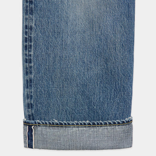 marka WIDE LEG JEANS 有机棉水洗牛仔阔腿裤 商品图4