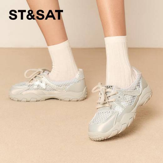 星期六运动休闲风网面舒适阿甘鞋SSD3112EYD 商品图2