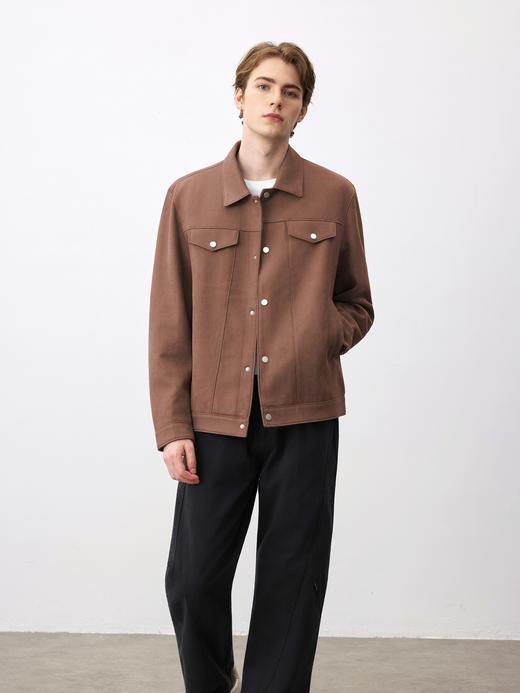 秋冬酷帅必备！柏奥玛NECHEER 帅气巴恩风机车夹克男士外套 商品图5