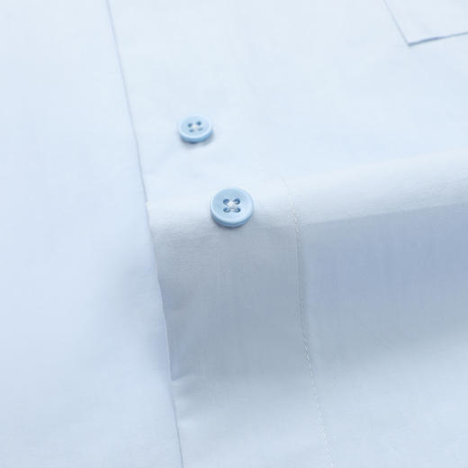 【100棉】罗蒙女士春秋长袖衬衫清新纯色舒适百搭商务通勤面试职场女衬衣 商品图6