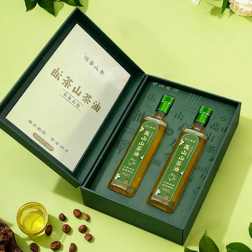 【乔山老谢】高山山茶油 食用茶籽油瓶装 节日礼盒装 压榨一级 商品图1