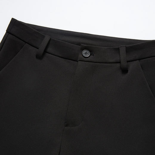 【易打理】罗蒙女士休闲裤简约休闲时尚有型纯色百搭长裤子女 商品图3