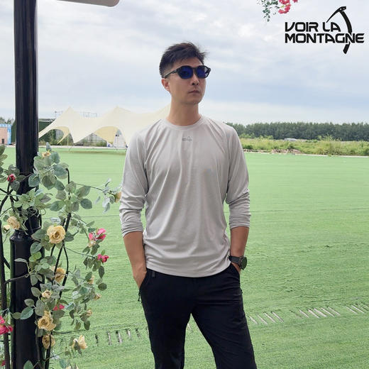 【终身保修】VoirLaMontagne见山A2秋季新款男圆领长袖T恤coolmax-pro速干抑菌 商品图3
