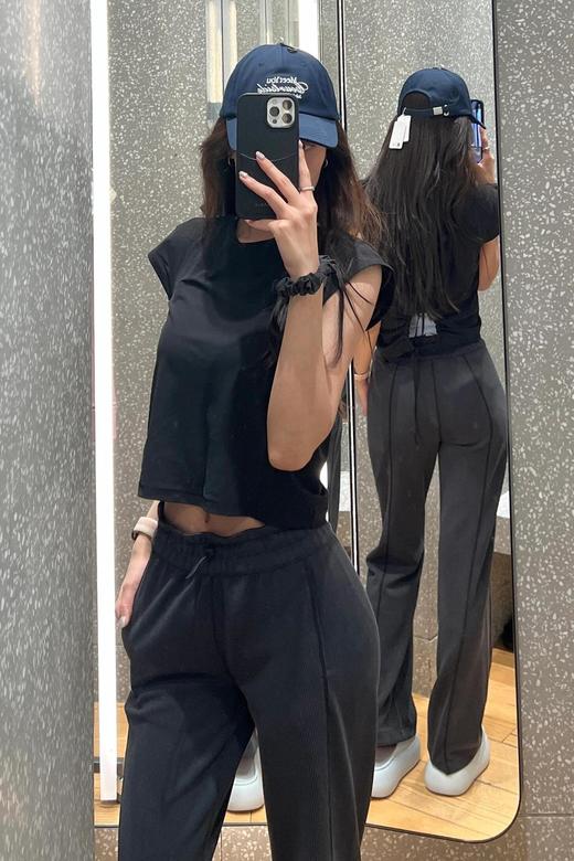 初秋必备！【铜氨丝高品质直筒裤】LULU同款 外贸订单高品质面料！垂坠感 显大长腿 莫代尔空气感 商品图2