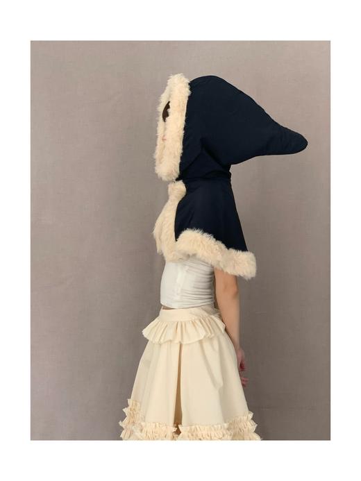 Kaiy Xiao 魔法系列 毛绒双面星星装饰魔法师斗篷 商品图3