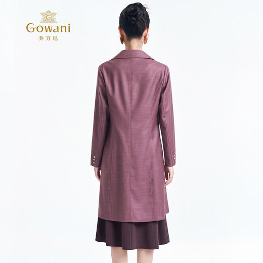 乔万尼秋季新品风衣修身显瘦中长款外套ET3A657 商品图4