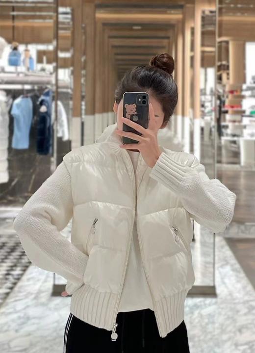 女款拼接针织羽绒服018 商品图3