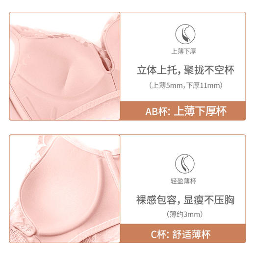 ALDOLA/雅黛俪蕾丝内衣女聚拢小胸显大调整型文胸性感胸罩2025新 商品图3