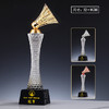 羽毛球奖杯定制比赛水晶奖杯定做定制刻字运动会单打双打冠军奖品 商品缩略图9