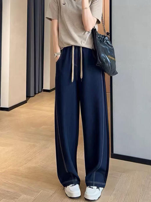 牛仔老钱风弯刀裤 商品图2