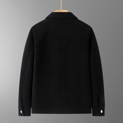 【DDT】大依优型大码男装秋冬厚款夹克外套时尚休闲商务翻领长袖外套百搭加肥加大 商品图3