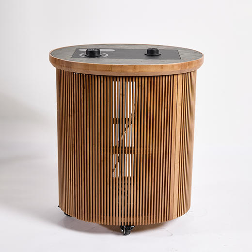 哲品x清庭「Tea Dimension」静月D1竹制茶台车 商品图2