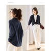 DANMO旦茉深v叠穿衬衫 | 今秋流行这件「叠穿衬衫」，显贵、显瘦、提气质！ 商品缩略图3