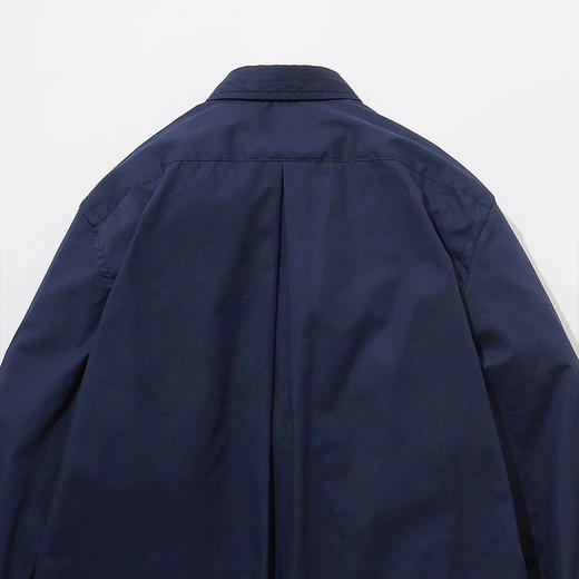 KUON Regular Collar Tux Shirket 古布拼接蓝染长袖衬衫 商品图4