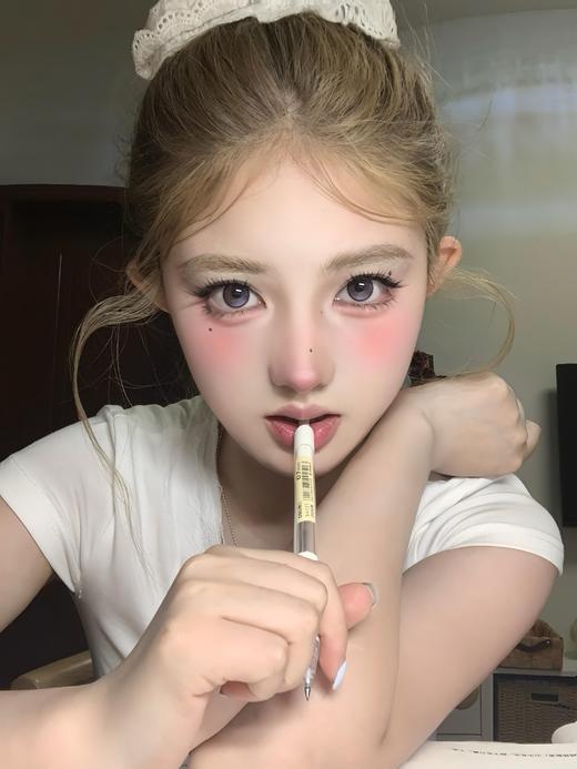 <中直径>PUFF GIRL-城堡巡游 蓝-14.2mm【半年抛/日抛十片装 0-800度 含525/575】 商品图3