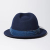 KUON Boro Fedora Hat 日本古布拼接礼帽 商品缩略图3