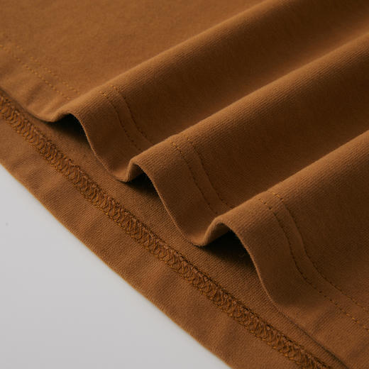 谜底中长款T恤长袖2025冬季新品温暖柔软趣味印花宽松女254MT1606 商品图3