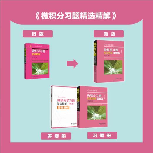 新版习题精选精解系列 高等数学习（第三版）+微积分（第二版）+线性代数（第二版）+概率论与数理统计（第二版） 商品图3