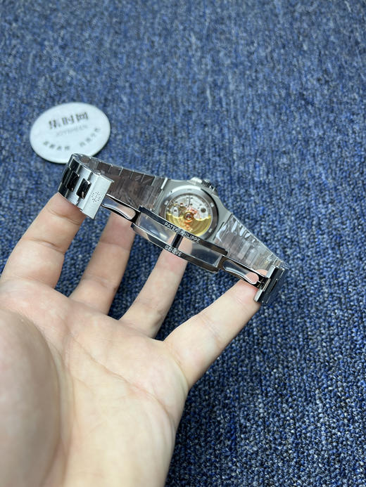 百达翡丽DDF鹦鹉螺5711系列 男士腕表 渐变蓝 330机 一眼难忘原版神韵难以辨别传世之作 丹东厂定制红宝石中轴一体机 商品图7