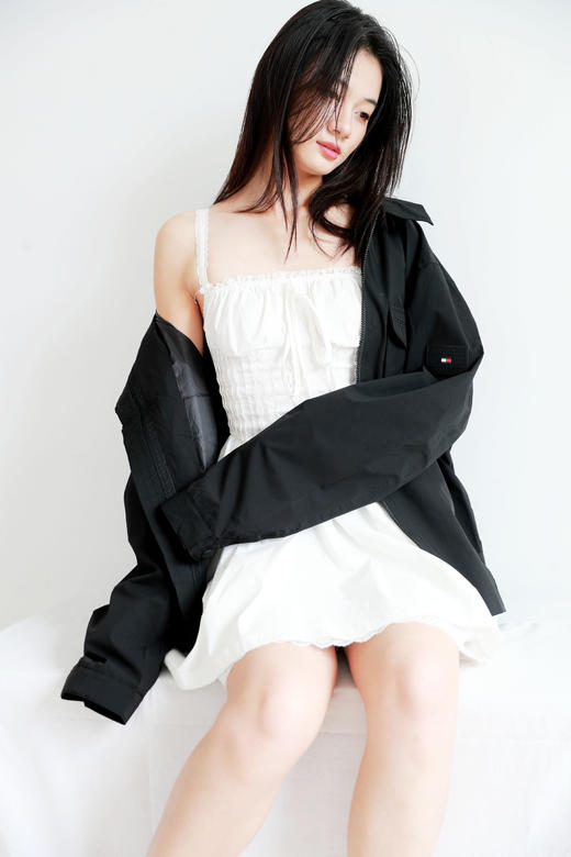 工装风机车夹克，胸口小标+臂膀大徽标。翻领拉链闭合外套C100958 商品图9