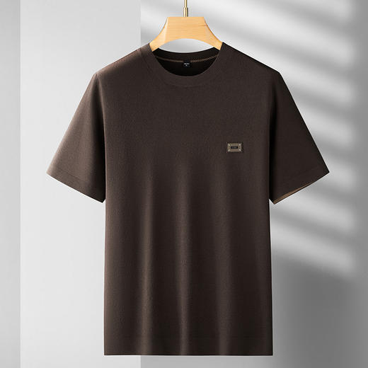 【DDS】大依优型大码男装秋冬款毛衣针织短袖圆领打底衫半袖商务时尚休闲 商品图1