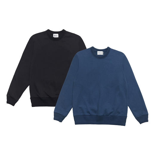 KUON Sashiko Sweatshirt 日本职人手缝刺子蓝染圆领卫衣 商品图0