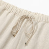 【含亚麻 系带松紧腰】罗蒙女士春秋休闲裤简约百搭舒适透气弹力有型长裤 商品缩略图5