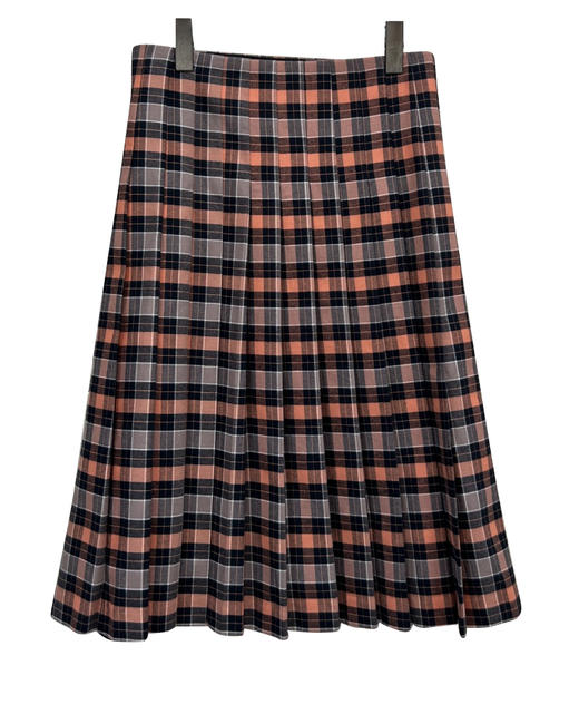 女款格纹搭片半身裙 可配套装014 商品图1