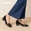 【方扣系列】星期六经典通勤百搭粗跟单鞋SSD1111475 商品缩略图7