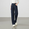【不易褪色-窄版直筒】逸阳秋新品弹力宽松显瘦拖地牛仔长裤4389 商品缩略图2