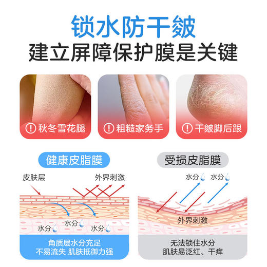 【小浣熊凡士林】儿童身体乳山茶油润肤乳 保湿滋润防鸡皮肤  商品图3