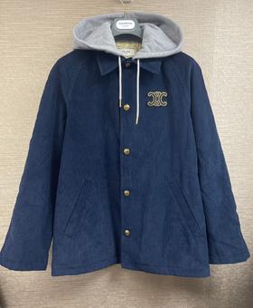 女款拼接连帽外套008