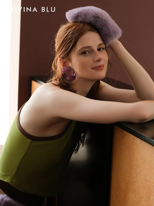 DIVINA BLU 多巴胺米兰貂手套 商品图4